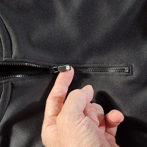 Footjoy Mens Barton Hills Black Quarter Zip Pullover Sweatshirt - Picture 8 of 11